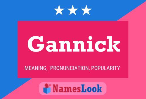 Gannick Name Poster