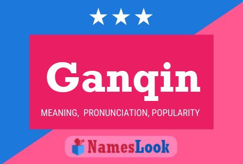 Ganqin Name Poster