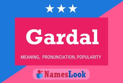 Gardal Name Poster