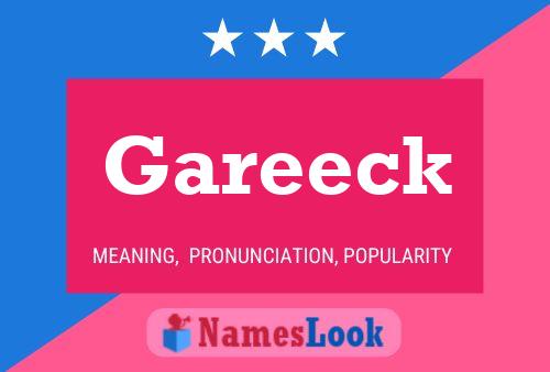 Gareeck Name Poster