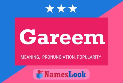 Gareem Name Poster