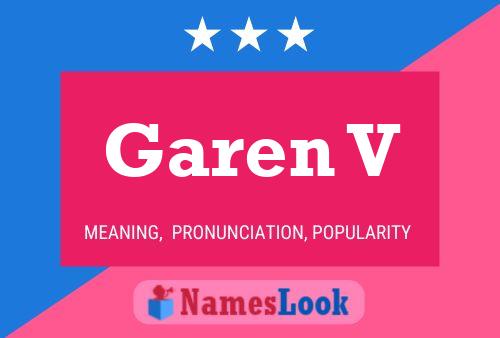 Garen V Name Poster