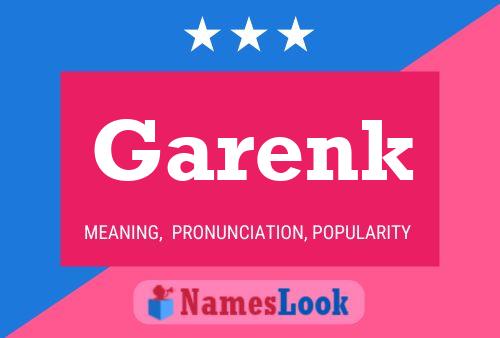 Garenk Name Poster