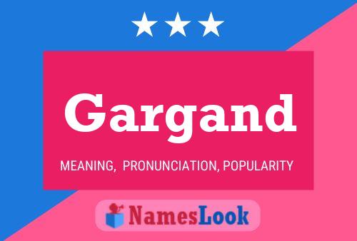 Gargand Name Poster