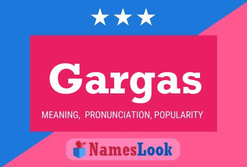 Gargas Name Poster