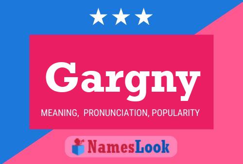 Gargny Name Poster