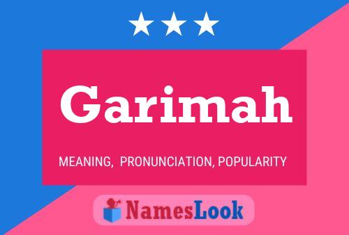 Garimah Name Poster