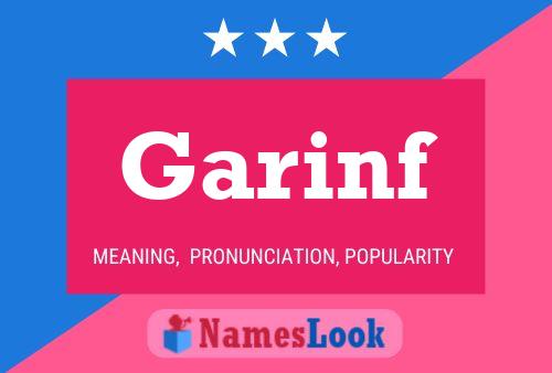 Garinf Name Poster