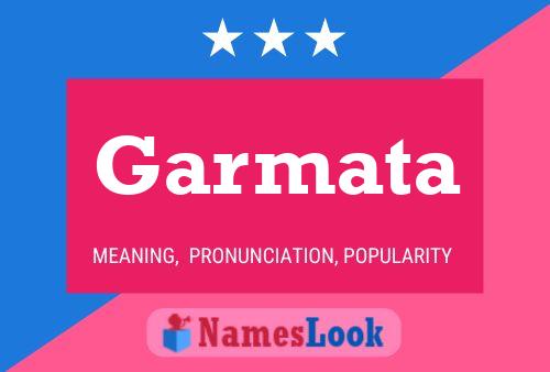 Garmata Name Poster