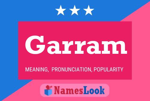 Garram Name Poster