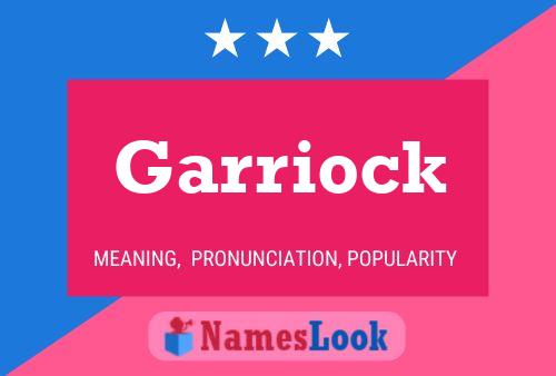 Garriock Name Poster