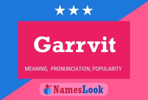 Garrvit Name Poster