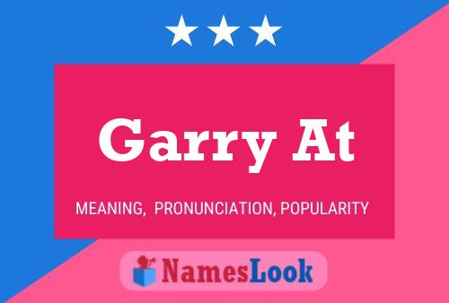 Garry At Name Poster