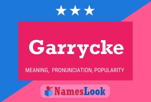 Garrycke Name Poster