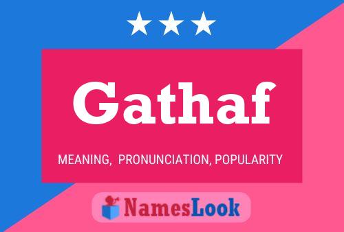 Gathaf Name Poster