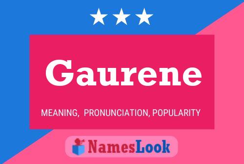 Gaurene Name Poster