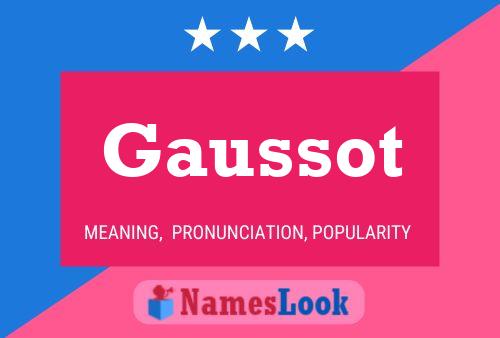 Gaussot Name Poster