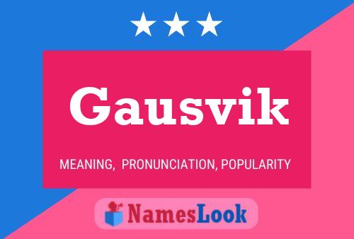 Gausvik Name Poster