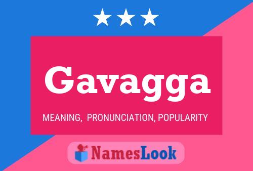 Gavagga Name Poster