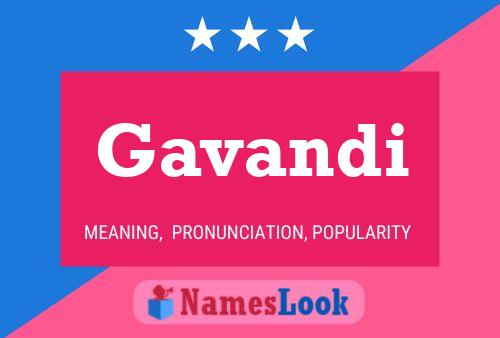 Gavandi Name Poster