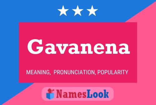 Gavanena Name Poster