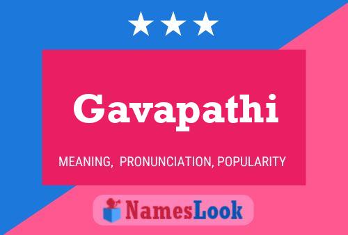 Gavapathi Name Poster