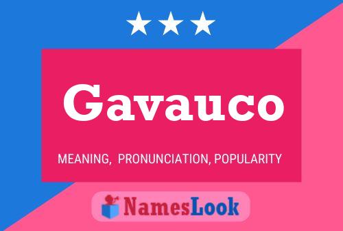 Gavauco Name Poster