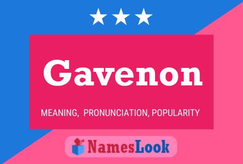 Gavenon Name Poster