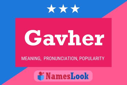 Gavher Name Poster