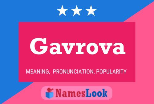 Gavrova Name Poster