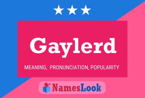 Gaylerd Name Poster