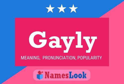 Gayly Name Poster