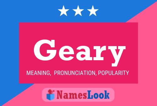 Geary Name Poster