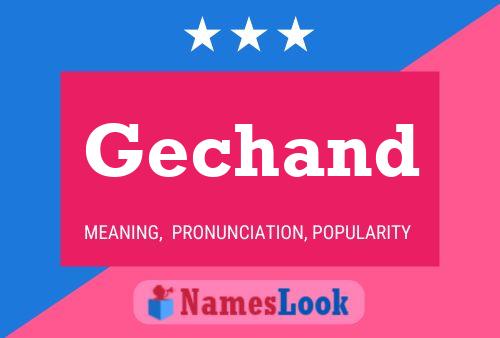 Gechand Name Poster