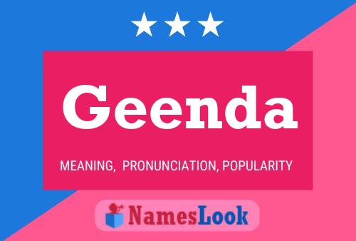 Geenda Name Poster