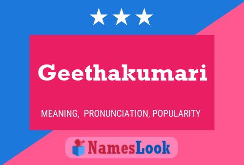 Geethakumari Name Poster