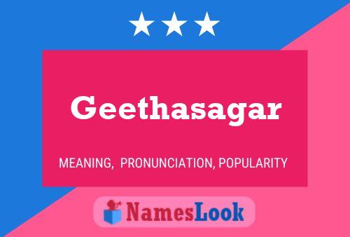 Geethasagar Name Poster