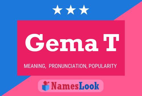 Gema T Name Poster