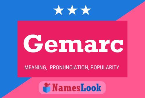 Gemarc Name Poster