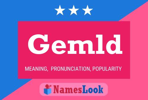 Gemld Name Poster