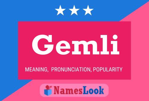 Gemli Name Poster