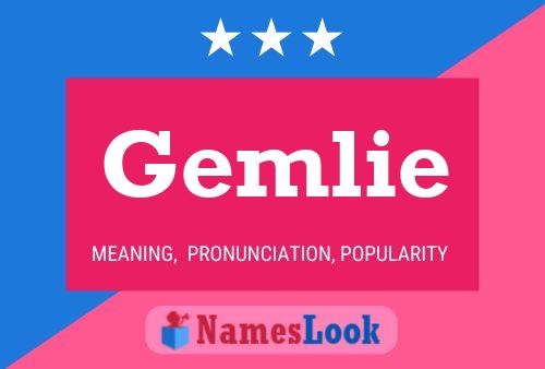 Gemlie Name Poster