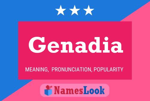 Genadia Name Poster