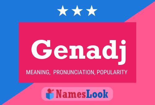 Genadj Name Poster