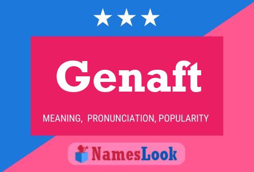 Genaft Name Poster