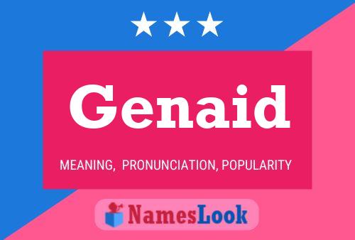 Genaid Name Poster