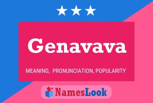 Genavava Name Poster