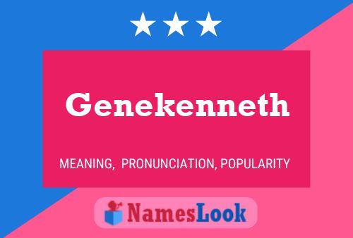 Genekenneth Name Poster