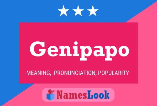 Genipapo Name Poster