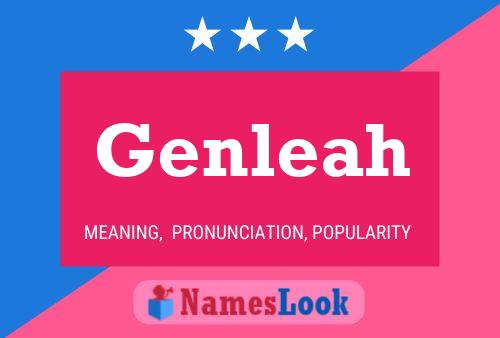 Genleah Name Poster